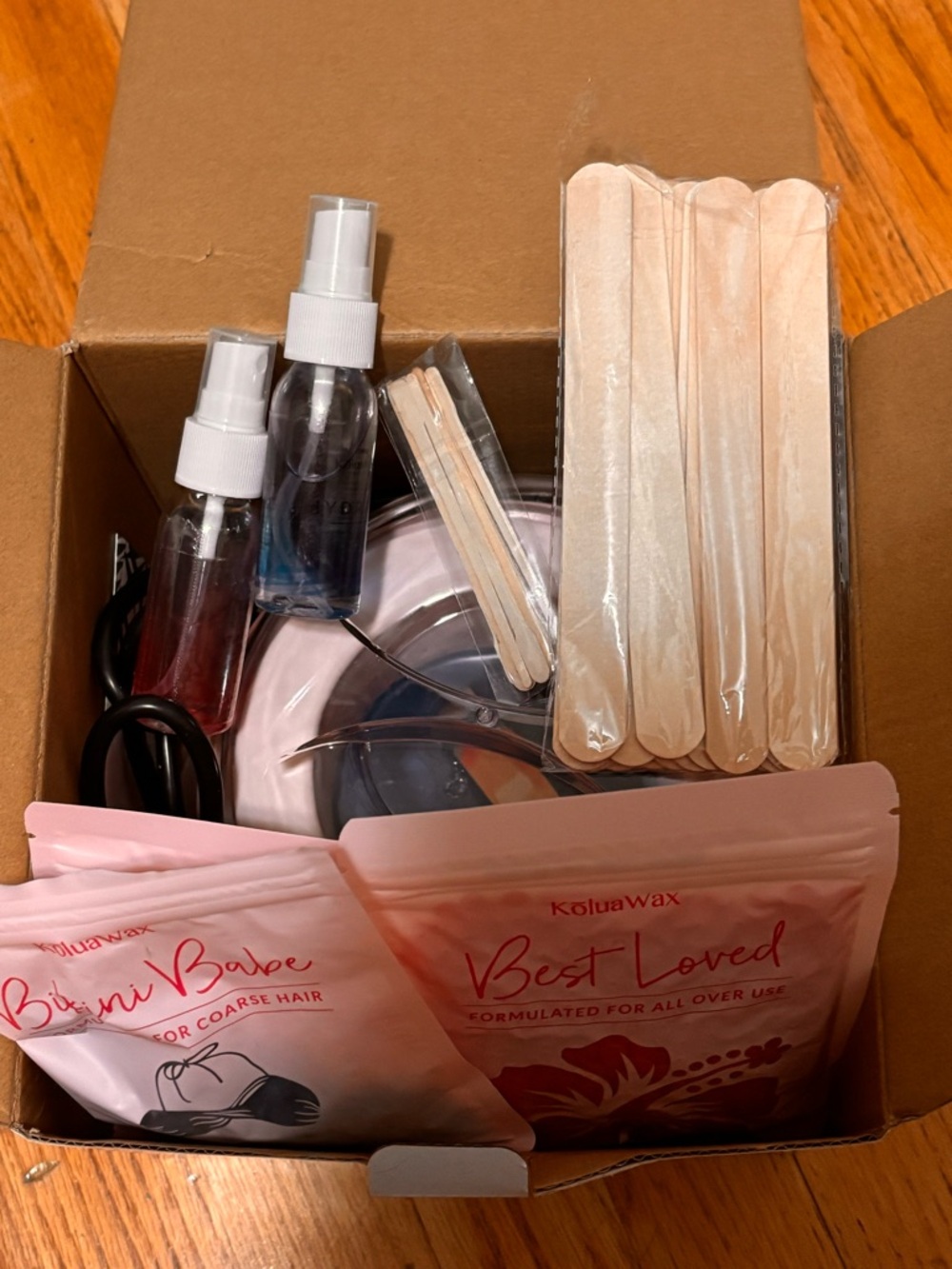 KoluaWax Best Loved & Bikini Babe Wax Kit with Applicators